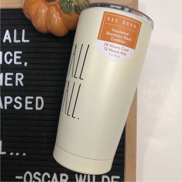 🆕 Rae Dunn “PUMPKIN SPICE” or “FALL Y’ALL” LL Stainless Steel Insulated Tumbler - Picture 4 of 16